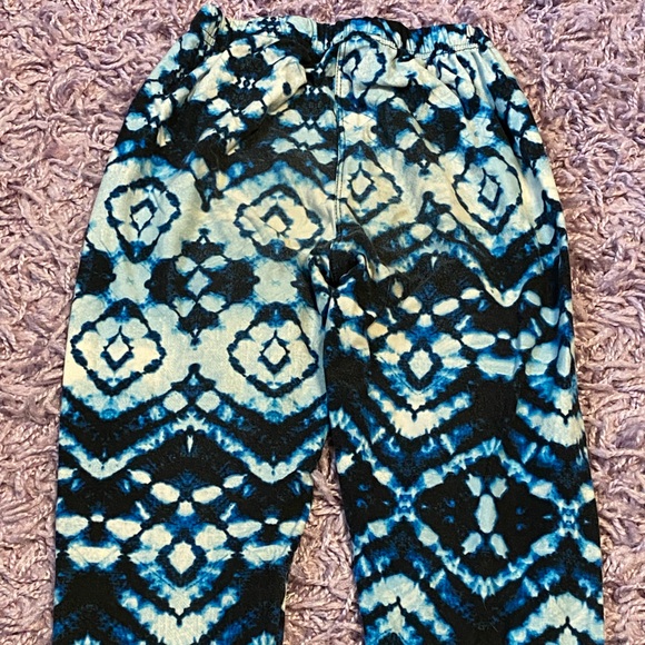 Hot Kiss girls blue tie dye buttery soft leggings size M 7/8 - Picture 11 of 13